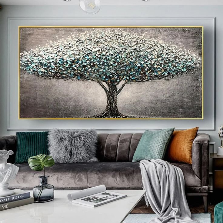 Wall Painting Designs For Living Room