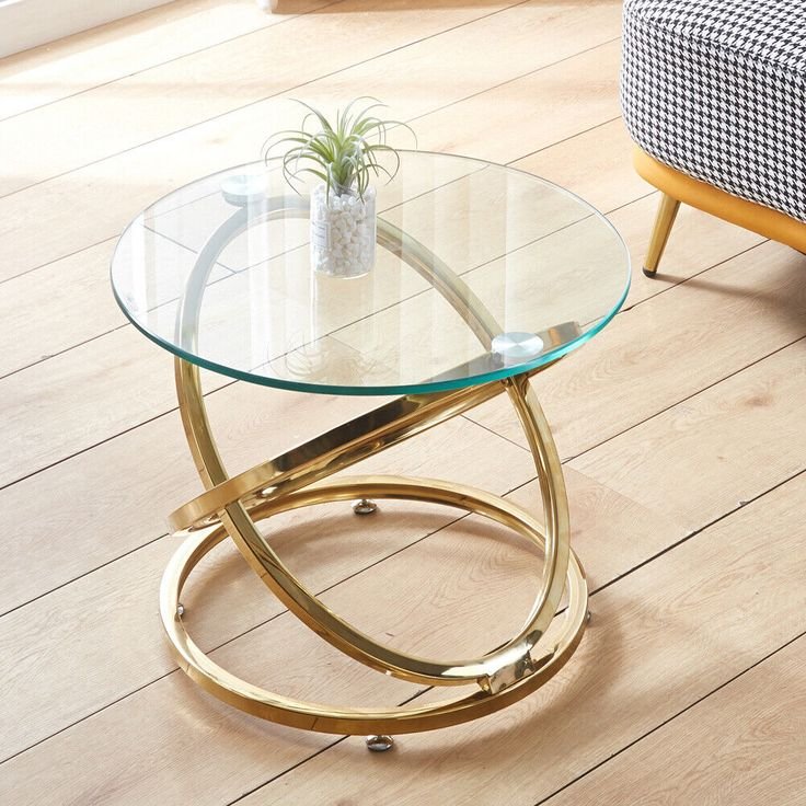 Glass Center Table Design