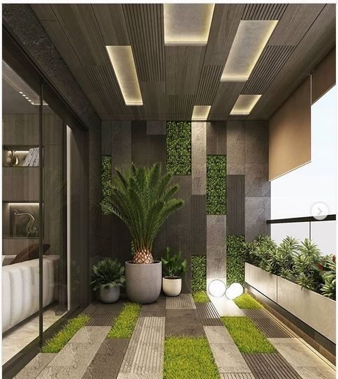 Balcony Wall Tiles Designs